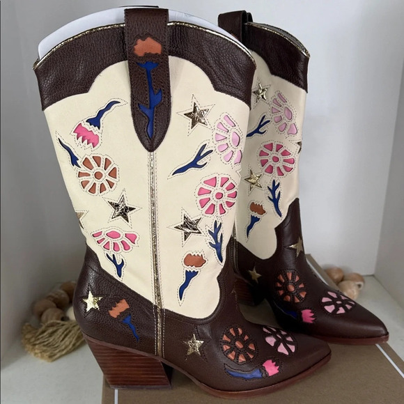 Dolce Vita Women's Lassie Western Boot Sz 7.5 Espresso - Picture 11 of 14